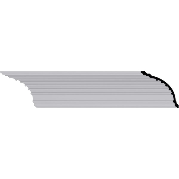 Ekena Millwork 6 1/4"H x 6 1/2"P x 9"F x 94 1/2"L, Foster Cove Crown Moulding MLD06X06X09FO - main